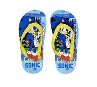 Sonic The Hedgehog Boys Sonic Kids Summer Sandals Toe Separator Sandals UK 8 to 13, yellow, 10.5/11 UK Child