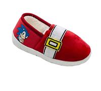 Sonic The Hedgehog, Boys Sonic Slippers, Red Trainer Design, UK Size 9