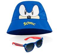 Sonic The Hedgehog Bucket Hat Summer Accessories Set Gamer Boys Hat Kids Boys Sonic Gifts for Boys Blue