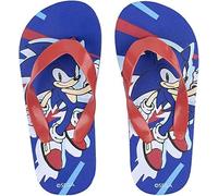 Sonic The Hedgehog Children's Flip Flops, Classic and Lightweight, Sonic the Hedgehog Design, Summer Sandals for Children, Gift for Children, Sizes EU 28-35, multicoloured, 10/10.5 UK Child