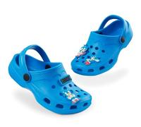 Sonic The Hedgehog Clogs Boys with Shoe Charms Garden Shoes Slip On Ankle Strap Indoor Outdoor Beach Holiday Essentials (1 UK, Blue)