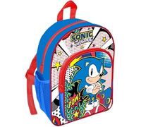 Sonic the Hedgehog Deluxe Backpack - Kids School Bag with Official Character Design, Padded Straps & Large Capacity - Boys Gaming Backpack for School, Travel & Sports (Deluxe Sky Blue)