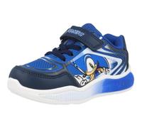 Sonic the Hedgehog Emboss Lights Trainer Blue GTI30050 8 UK Toddler