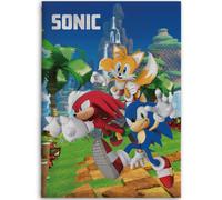Sonic the Hedgehog Fleece Throw Blanket 100 x 140 cm Miles Knuckles