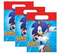 Sonic The Hedgehog Fsc Pack Of 4 Paper Party Bags