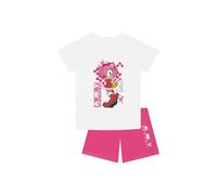Sonic the Hedgehog Girl's Amy Rose Short Pyjamas | Size: 7-8 Years Sonic the Hedgehog Multicolor 7-8 Years