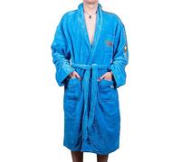 Sonic The Hedgehog Go Faster Blue Adult Dressing Gown Blue
