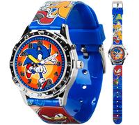 Accutime Japanese Quartz Children's Analog Watch with Silicone Strap SNC9034AZ, Blue
