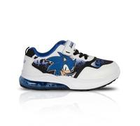 SONIC THE HEDGEHOG Kids Boys Trainer Shoes Light-Up Trainers Shoes Official SEGA Licensed Sneakers - Sonic 29403 Trainers 1 UK White