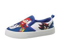 Sonic The Hedgehog Kids Girls Boys Slip On Trainers Official Licensed Sonic Canvas Sneakers - Sonic 31259 Sneakers 12 UK CH Blue