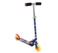 Sonic Kids Scooter for Girls and Boys - Folding Inline 2 Wheel Scooter - Boys Scooter and Girls Scooter - Adjustable Blue Light Up Scooter - Two Wheel Scooter Wheels Light Up - Age 5+