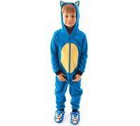 Sonic the Hedgehog Kids Onesie (Blue) in Blue | Size: 6-7 Years Sonic the Hedgehog Blue 6-7 Years