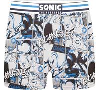 Sonic the Hedgehog Mens Boxers (UK, Alpha, XL, Regular, Regular, Multi)