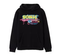 Sonic the Hedgehog Men's Hoodie (Adult Black) in Black | Size: 3XL Sonic the Hedgehog Black 3XL