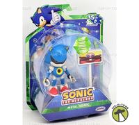 Sonic The Hedgehog Metal SONIC w/Dr. Eggman Goal Post Figure Jakks Pacific