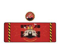 Sonic the Hedgehog Officially Licensed Dr. Eggman Deskpad & Coaster Set in Red Sonic the Hedgehog Red