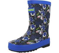 SONIC THE HEDGEHOG Officially Licensed Kids Wellies Boys Waterproof Rubber Rain Boots - Wellies 30947 Sonic 10 UK CH