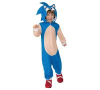 Sonic The Hedgehog Oversized Jumpsuit Kids Video Game Fancy Dress Costume