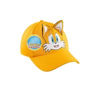 Sonic the Hedgehog Peaked Baseball Cap Sun Hat Tails Sports Lightweight in Yellow Sonic the Hedgehog Yellow One Size