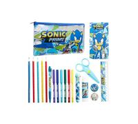 Sonic the Hedgehog Pencil Case Stationary Set Sonic the Hedgehog Multicolor