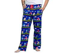 Sonic The Hedgehog Pixel Scene Lounge Pants Blue