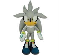 Sonic The Hedgehog Plush Doll Silver Stuffed Figure Kids Gift, Cartoon Character Soft Toy Anime
