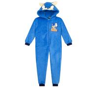 Sonic The Hedgehog Pyjamas | Boys Onesie | Sonic Costume Kids | Blue 5-6 Years