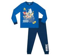 Sonic The Hedgehog Pyjamas | Boys PJs | Knuckles, Tails And Sonic Boys Pyjamas | Blue 12-13 Years