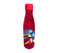 Sonic The Hedgehog Reusable Bottle, Stainless Steel Design Water Bottle for Kids, Travel Bottle, Capacity 500ml | Red