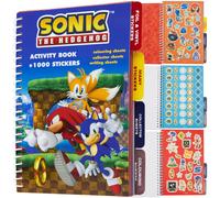 SONIC THE HEDGEHOG Scrapbooking Stickers & Activity Book Over 1000 Stickers - Gamer Gifts