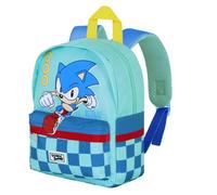 Sonic The Hedgehog - SEGA Faster-Joy Preschool Backpack, Blue, 22 x 27 cm, Capacity 5 L