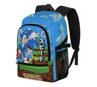 Sonic The Hedgehog - SEGA Greenhill-FAN Fight Backpack 2.2, Multicolour, 31 x 44 cm, Capacity 24 L