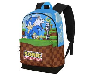 Sonic The Hedgehog - SEGA Greenhill-FAN HS Backpack 2.2, Multicolour, 31 x 44 cm, Capacity 24 L