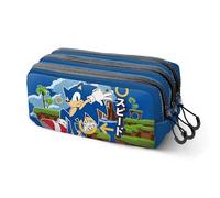 Sonic The Hedgehog - SEGA Greenhill-Fan Trick Pencil Case 2.2, Multicolour, 23 x 11 cm
