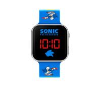 Sonic Sega the Hedgehog Blue LED Watch with Printed Silicone Strap SNC4137