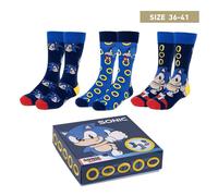 Sonic the Hedgehog Socks 3-Pack Sonic 35-41