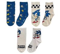 Sonic the Hedgehog Socks - Pack of 3 (UK, Numeric, 12.5, Regular, Design 1)