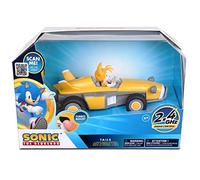 SONIC THE HEDGEHOG Sonic Racing RC: Tails The Fox - NKOK (603), 2.4GHz Remote Controlled Car with Turbo Boost, Officially Licensed Sega, Battery Powered, Ages 6+
