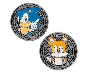 Sonic the Hedgehog Sonic & Tails Limited Edition Flip Coin - Numbered in Metallics Sonic the Hedgehog Metallics