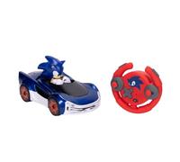 Sonic The Hedgehog Speed Star Lightning Drifting RC Officially Licensed by Jakks Pacific - Remote Control Cars with Light Up Wheels, Interactive Play with Included Battery Operated Red Remote Control
