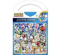 Sonic the Hedgehog Sticker Scene Activity Set | Includes 6 Scenes & 50+ Stickers | Official Licensed Product | Kids, Teenagers & Adults Age 3+ | SEGA | Arts & Crafts, Decoration & Party Bag Fillers