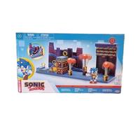 Jakks Pacific Playset – Studiopolis Zone Sonic – Interactive, Includes 6 cm Figure, Golden