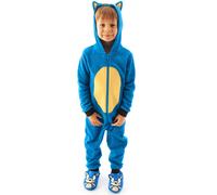 Sonic the Hedgehog Unisex Kids Blue Sonic Novelty 3D Dress-Up Style Onesie - 8-9 Years