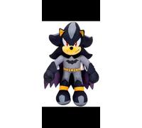 Sonic the Hedgehog x DC Shadow Batman Plush Toy | Shadow as Batman plush character from the Sonic the Hedgehog x DC collection