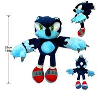 (Sonic the Werehog) 27cm Sonic the Hedgehog Plush Doll Teddies Plushies Teddy Figures Toys Kids Gift