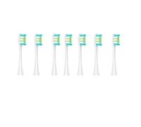 Sonic Toothbrush Heads, Compatible with Oclean, Flow/X/X PRO/Z1/F1 | 7-pack replacement heads for adult electric toothbrushes, Vacuum Bristle Brush Heads(7pcs Wgreen)
