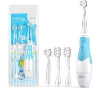 Sonic Toothbrush Kids 4 Replacement Head LED Light Timer Waterproof IPX7 Battery