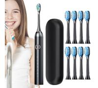Sonic Toothbrush - Rechargeable Toothbrush with Case, Rechargeable Electric Toothbrush - Electric Toothbrush Electric Toothbrush - Rechargeable 180 Days Battery Life 40,000