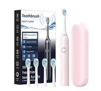 Sonic Toothbrush - Rechargeable Toothbrush with Case, Rechargeable Electric Toothbrush - Electric Toothbrush Electric Toothbrush - Rechargeable 180 Days Battery Life 40,000