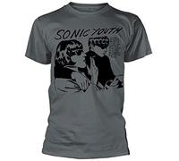 Sonic Youth 'Goo Album Cover' (Grey) T-Shirt Dark Grey 3XL